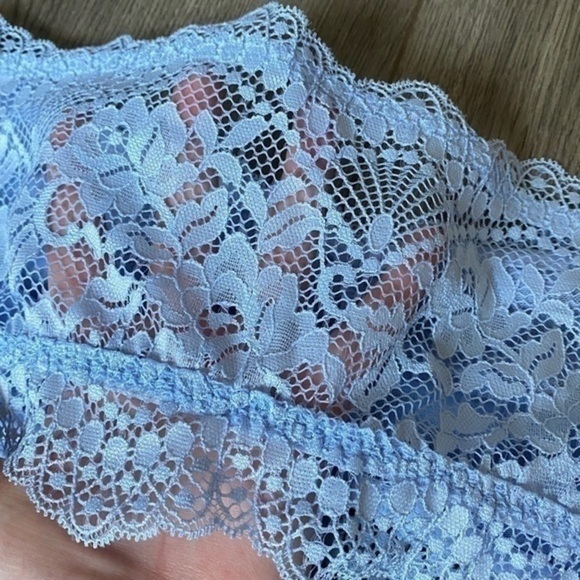 Free People Lacey Looks Bandeau In Blue Size Medium - Picture 14 of 15